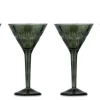 Nkuku Mila Cocktail Glass Emerald