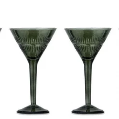 Nkuku Mila Cocktail Glass Emerald
