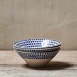 Nkuku Indigo Drop Dipping Bowl 4 Nkuku Indigo Drop Dipping Bowl