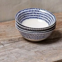 Nkuku Indigo Drop Cereal Bowl