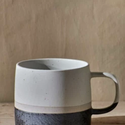 Nkuku Enesta Dipped Mug In Cream