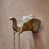 Nkuku Elephant Hook In Antique Brass