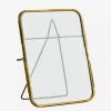 Nkuku Standing Photo Frame, Antique Brass 13x18cm