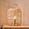 Nkuku Natural Noko Wicker Lamp Extra Small