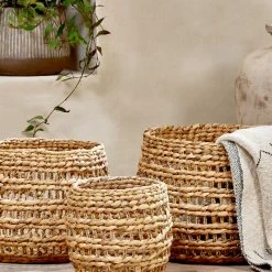 Nkuku Natural Naneli Water Hyacinth Basket Large