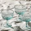 Nkuku Clear Karala Champagne Glass Set Of 4