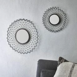 Nkuku Small Rust Arna Wire Mirror