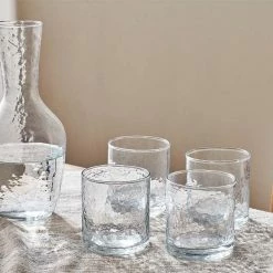 Nkuku Yala Hammered Tumbler Set Of 4 By