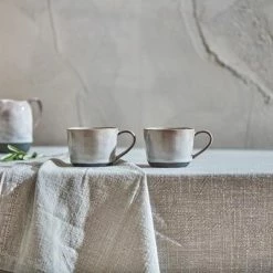 Nkuku Edo Glazed Grey Mug Small