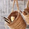 Nkuku Natural Chapad Hemp Wide Wall Hung Basket - Large