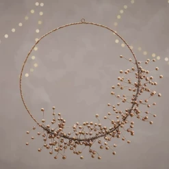 Nkuku Agatti Brass Berry Wreath