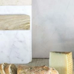 Nkuku White Marble Mango Wood Bwari Long Board Large