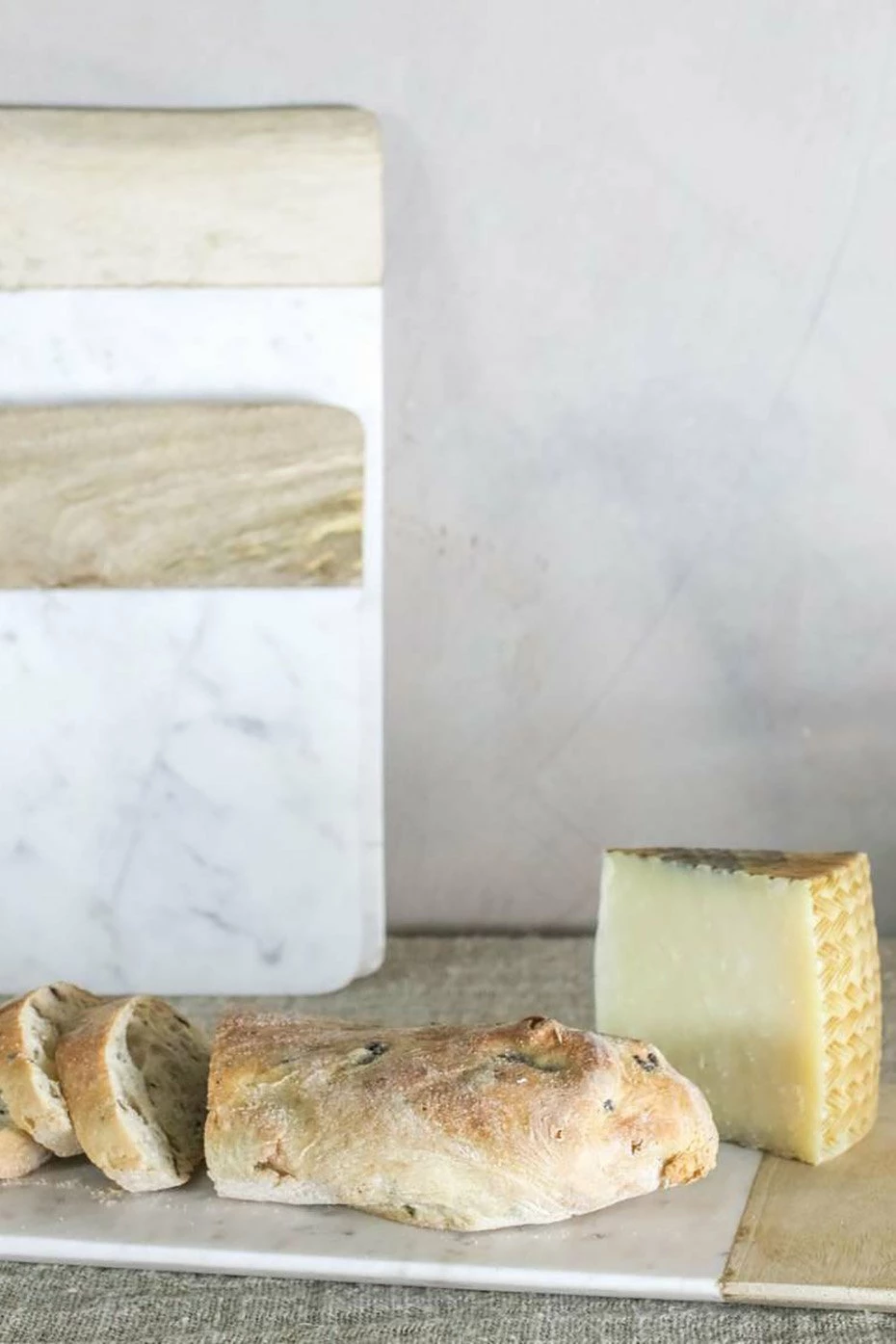 Nkuku White Marble Mango Wood Bwari Long Board Large 2 Nkuku White Marble Mango Wood Bwari Long Board Large