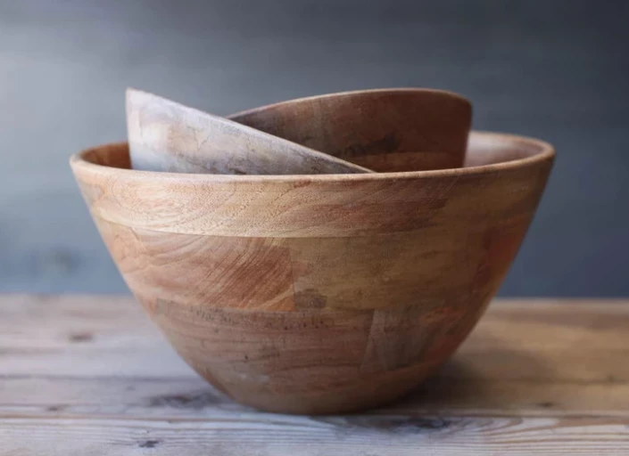 Nkuku Indus Wooden Bowl Small 2 Nkuku Indus Wooden Bowl Small