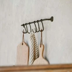 Nkuku Ikoma Hook Set In Antique Black