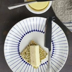 Nkuku Brushed Silver Osko Cheese Butter Knife Set