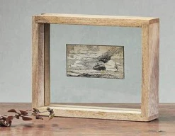 Nkuku Wooden Glass Picture Box
