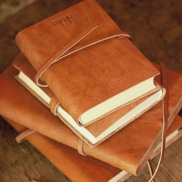 Nkuku Rustic Leather Journal A6 1 Nkuku Rustic Leather Journal A6