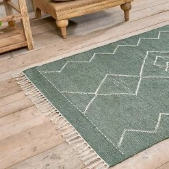 Nkuku Moss Lamandi Recycled Rug 120 X 180cm