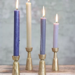 Nkuku Large Brushed Gold Jahi Candlestick 5 Nkuku Large Brushed Gold Jahi Candlestick