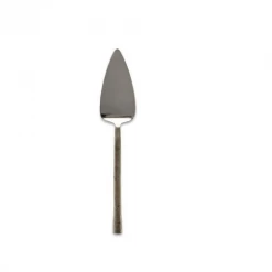 Nkuku Sirkali Cake Slice Brushed Silver