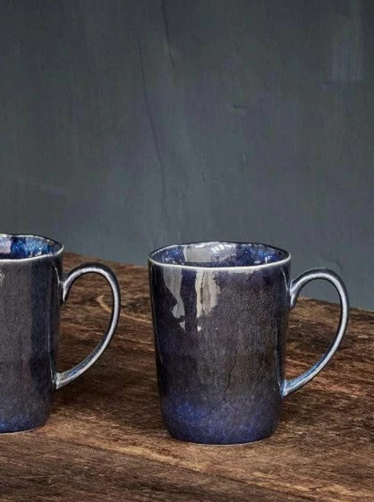 Nkuku Dana Tall Indigo Sky Mug With Handle 2 Nkuku Dana Tall Indigo Sky Mug With Handle