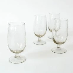 Nkuku Yala Hammered Glass - Set Of Four