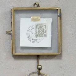 Nkuku Kiko Square Antique Brass Hook