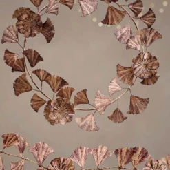 Nkuku Khamila Brass Leaf Wreath 5 Nkuku Khamila Brass Leaf Wreath