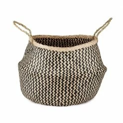 Nkuku Ekuri Basket In Black And Natural