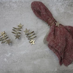 Nkuku Set of 4 Star Napkin Rings