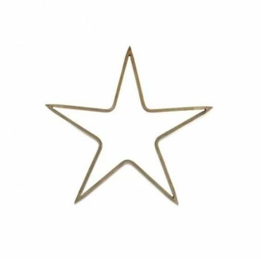 Nkuku Solid Brass Star Large