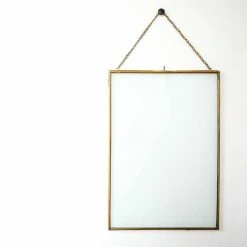 Nkuku Gigantic Antique Brass Kiko Frame Portrait 35 X 50 cm