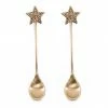 Nkuku Star Brass Spoon Set