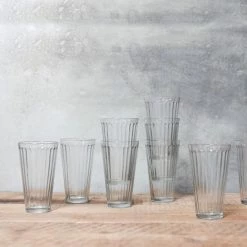 Nkuku Agar Six Tea Glass Set In Carrier 4 Nkuku Agar Six Tea Glass Set In Carrier