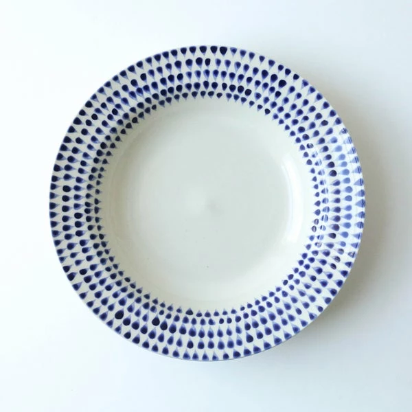 Nkuku Indigo Drop Pasta Bowl 1 Nkuku Indigo Drop Pasta Bowl