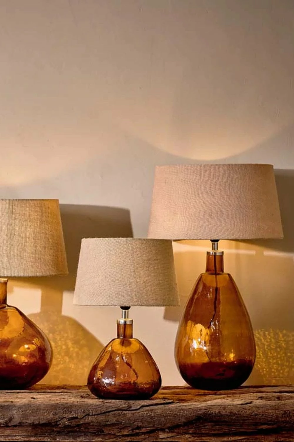 Nkuku Baba Glass Lamp Large Tall 1 Nkuku Baba Glass Lamp Large Tall