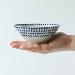 Nkuku Indigo Drop Dipping Bowl