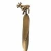 Nkuku Stag Bookmark In Brass