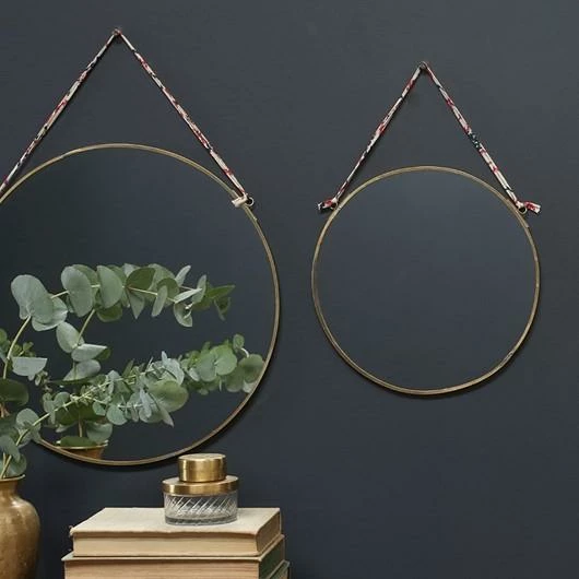 Nkuku Round Brass Kiko Mirror 1 Nkuku Round Brass Kiko Mirror