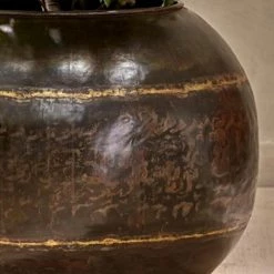 Nkuku Endo Reclaimed Iron Globe Planter