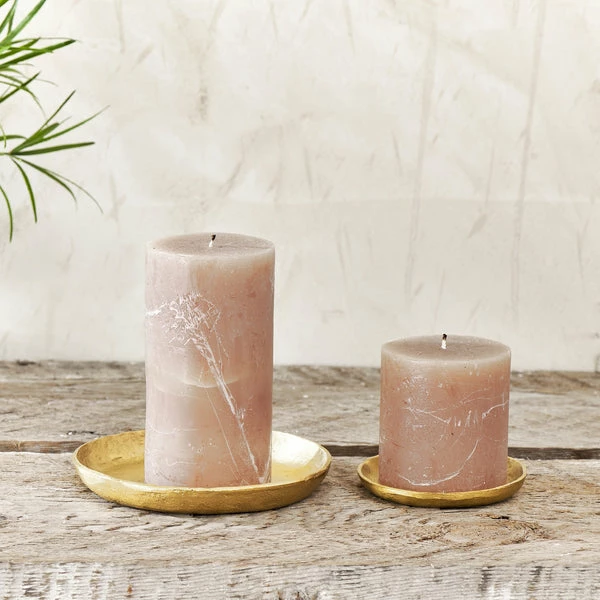 Nkuku Gold Candle Plate 1 Nkuku Gold Candle Plate