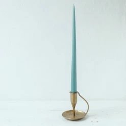 Nkuku Ada Iron Candlestick - Antique Brass