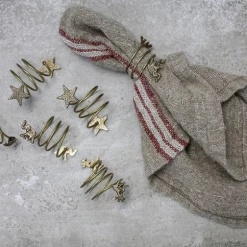 Nkuku Set of 4 Stag Napkin Rings