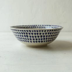 Nkuku Indigo Drop Cereal Bowl