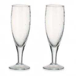 Nkuku Yala Clear Champagne Glass