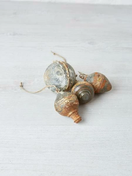 Nkuku Large Abari Zinc Bauble Cone 3 Nkuku Large Abari Zinc Bauble Cone