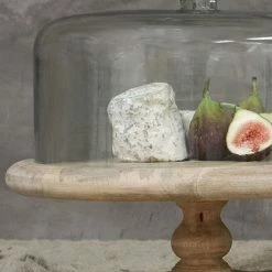 Nkuku Recycled Glass Dome Cake Stand 3 Nkuku Recycled Glass Dome Cake Stand