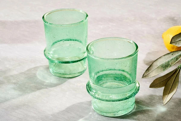 Nkuku Kaneti Bubble Tumbler - Aqua - Set Of 4 2 Nkuku Kaneti Bubble Tumbler - Aqua - Set Of 4