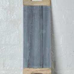 Nkuku Bwari Large Grey Marble And Mango Wood Platter 11 Nkuku Bwari Large Grey Marble And Mango Wood Platter